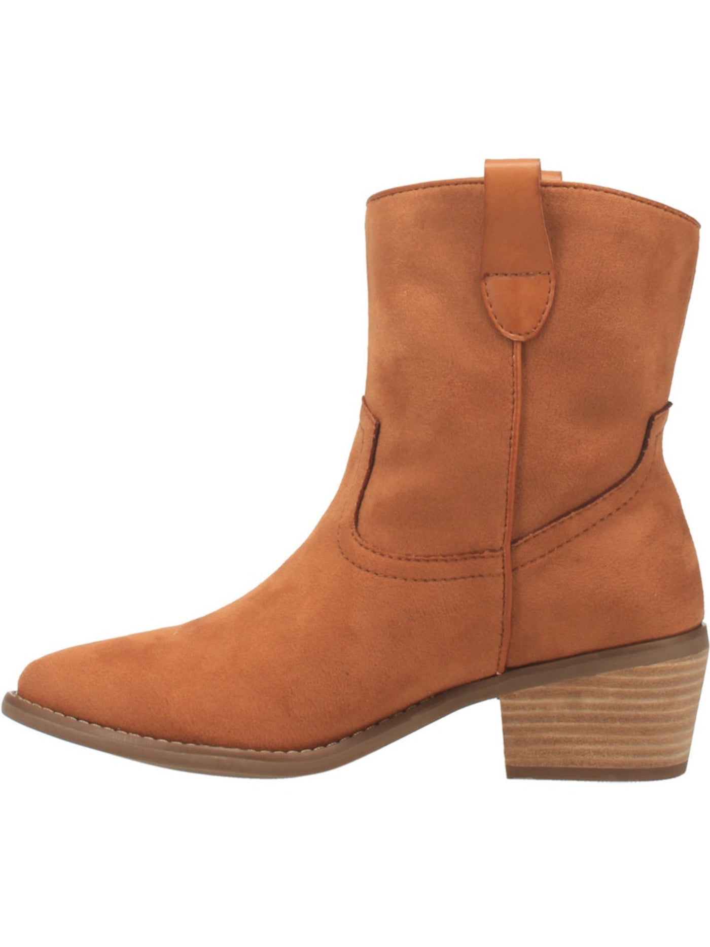 CODE WEST Womens Brown Cushioned Woke Pointed Toe Block Heel Booties 8.5 M