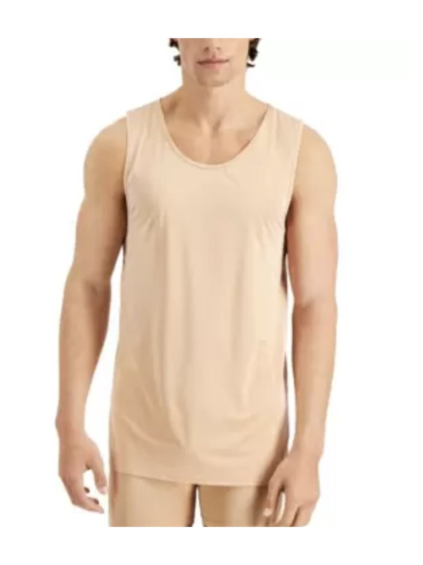 ALFATECH BY ALFANI Intimates Beige Mesh Stretch Tagless Tank Base Layer Underwear XXL