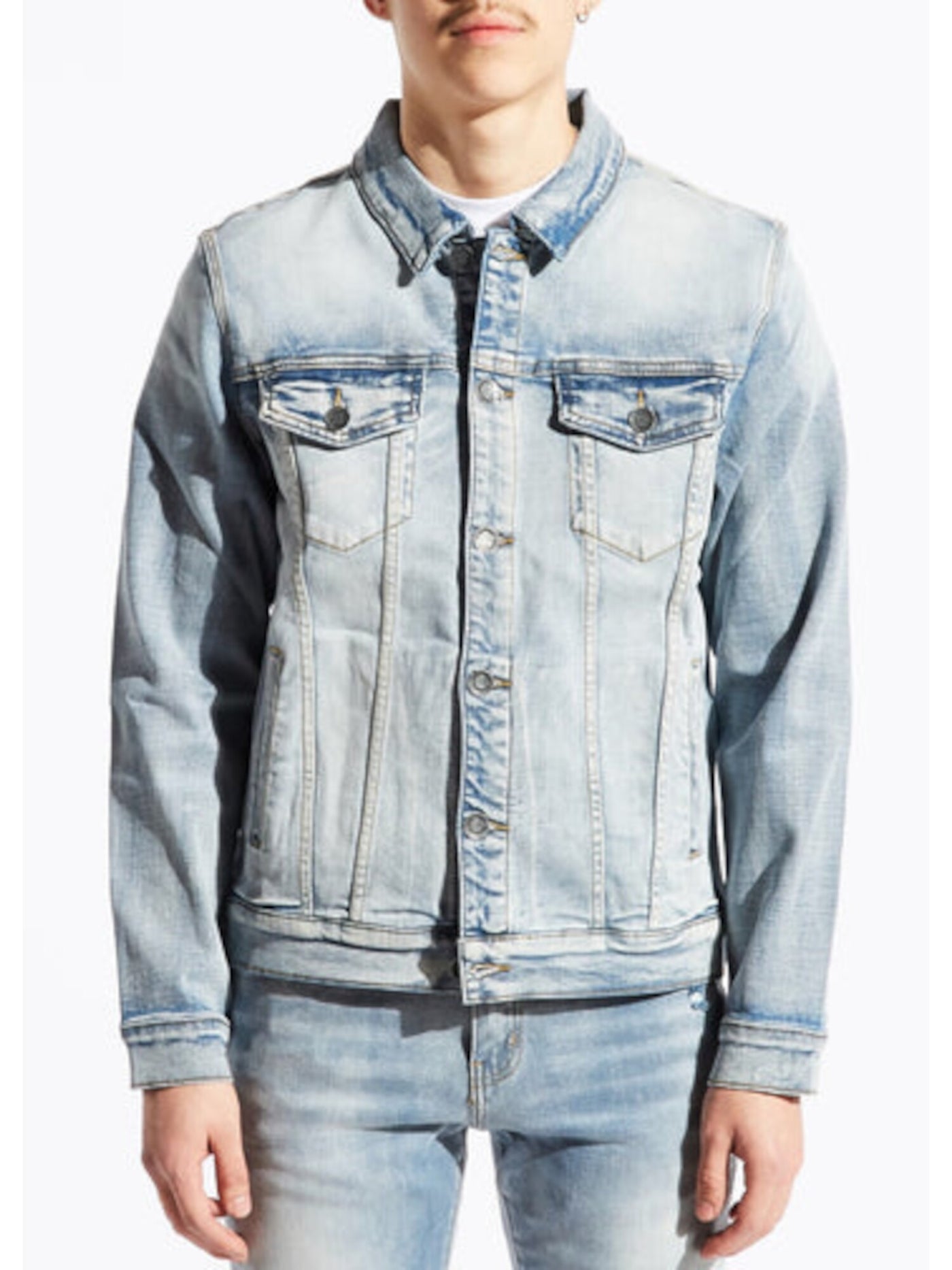 SCOTCH & SODA Mens Blue Denim Jacket S