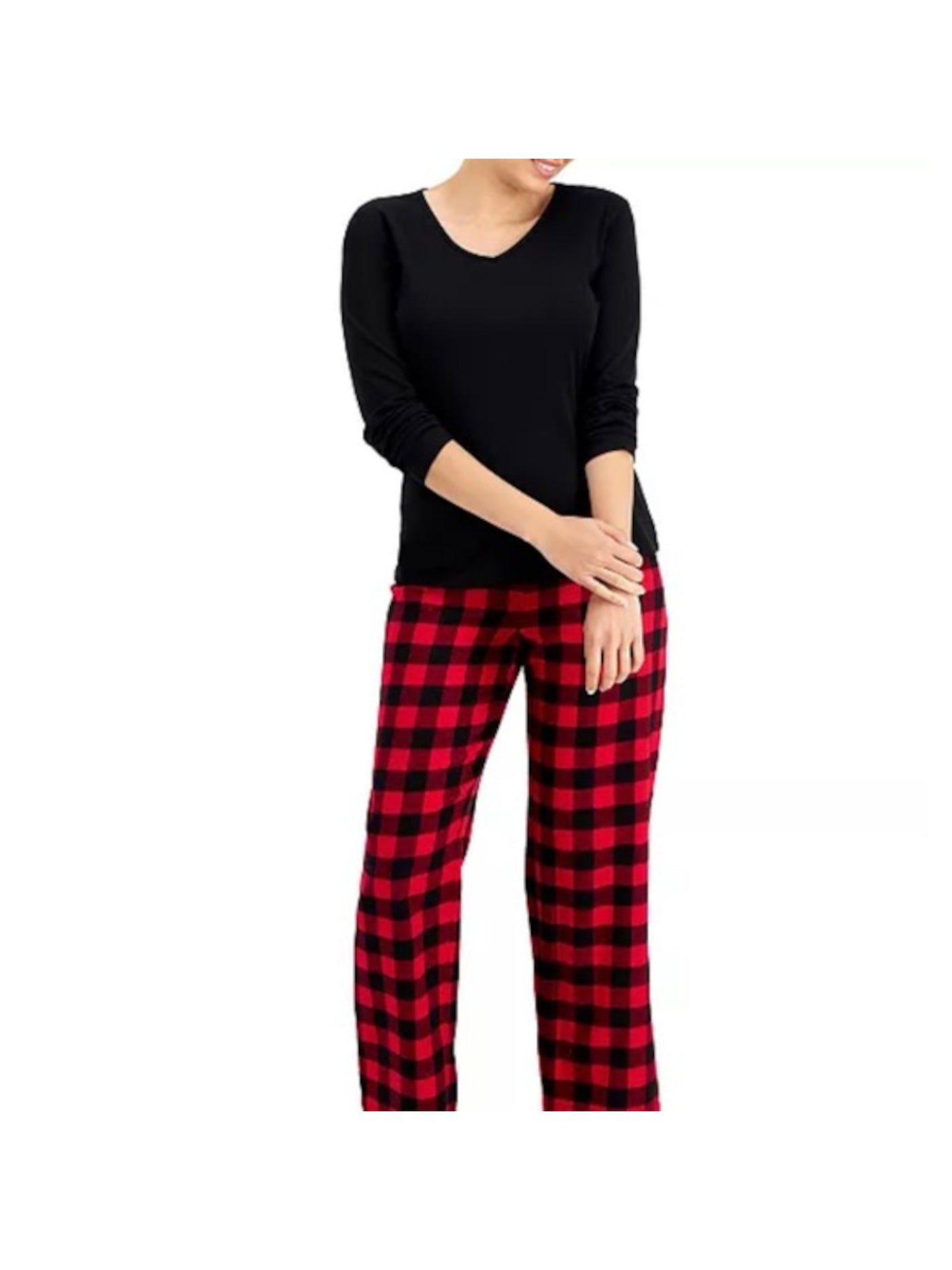 CHARTER CLUB Intimates Black Sleep Shirt Pajama Top M