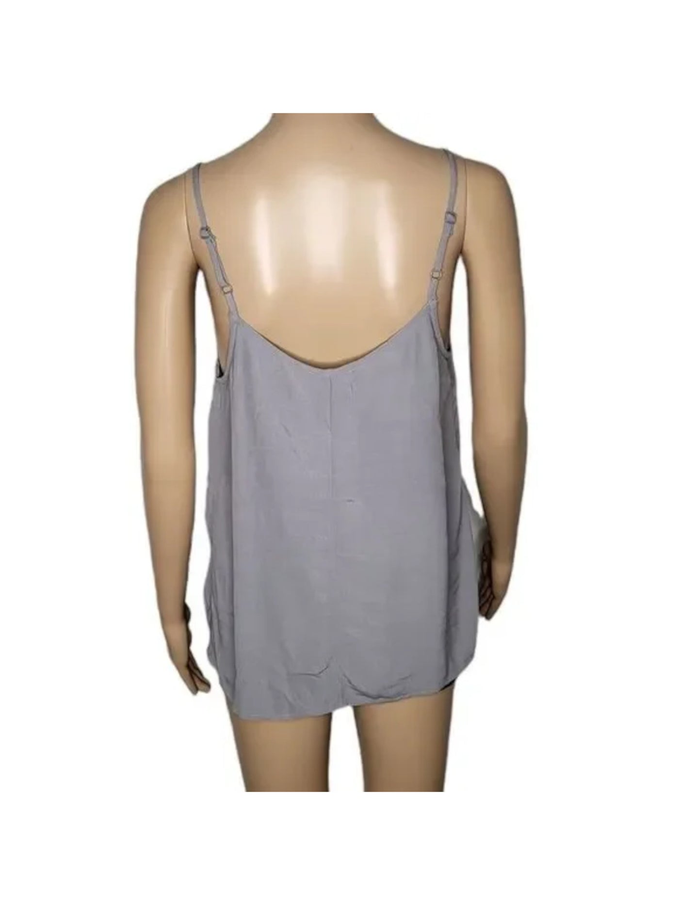 STYLE & COMPANY Womens Gray Spaghetti Strap V Neck Cami Top M