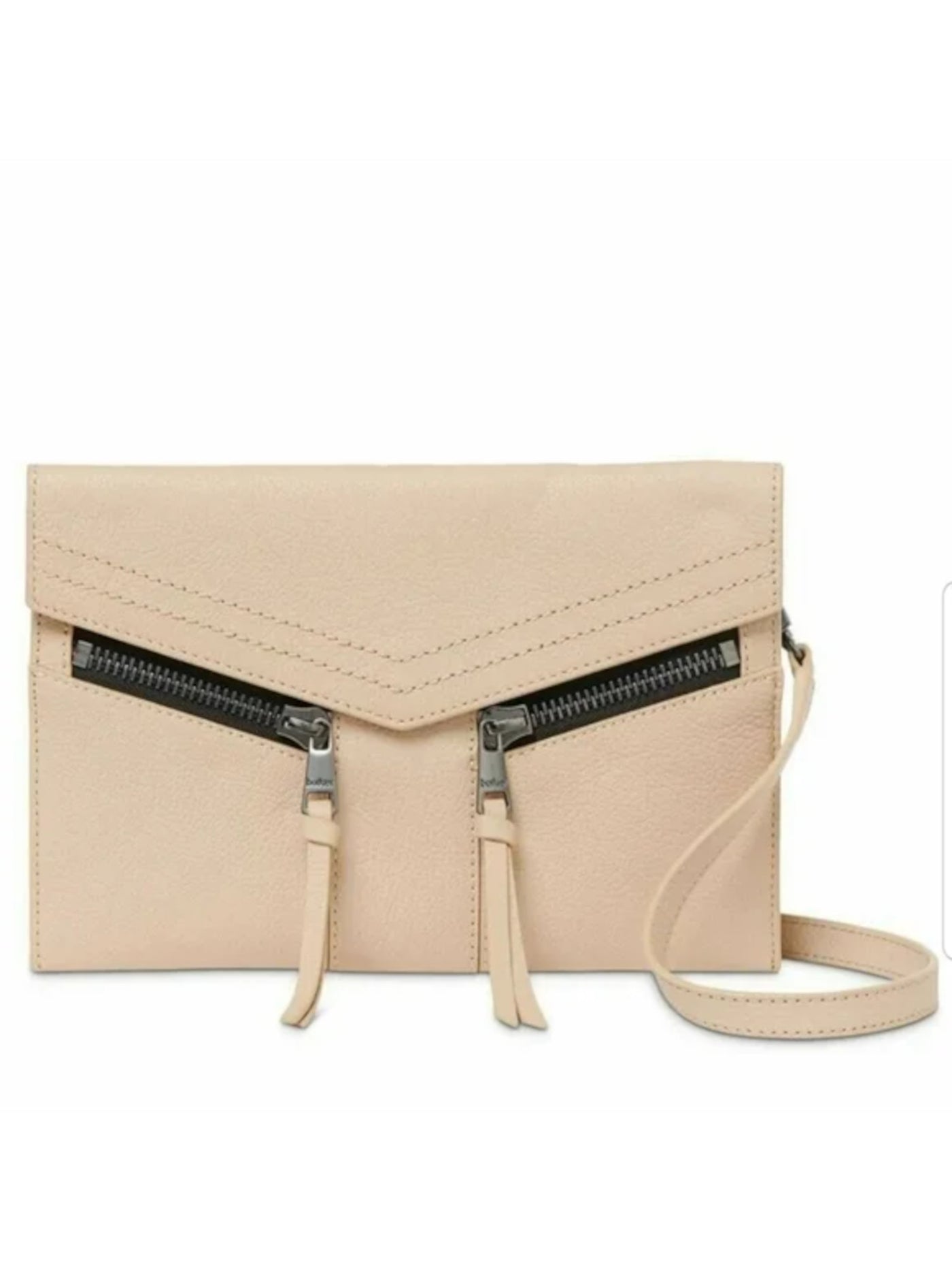 BOTKIER Women's Beige Trigger Solid Adjustable Strap Single Strap Crossbody Handbag Purse