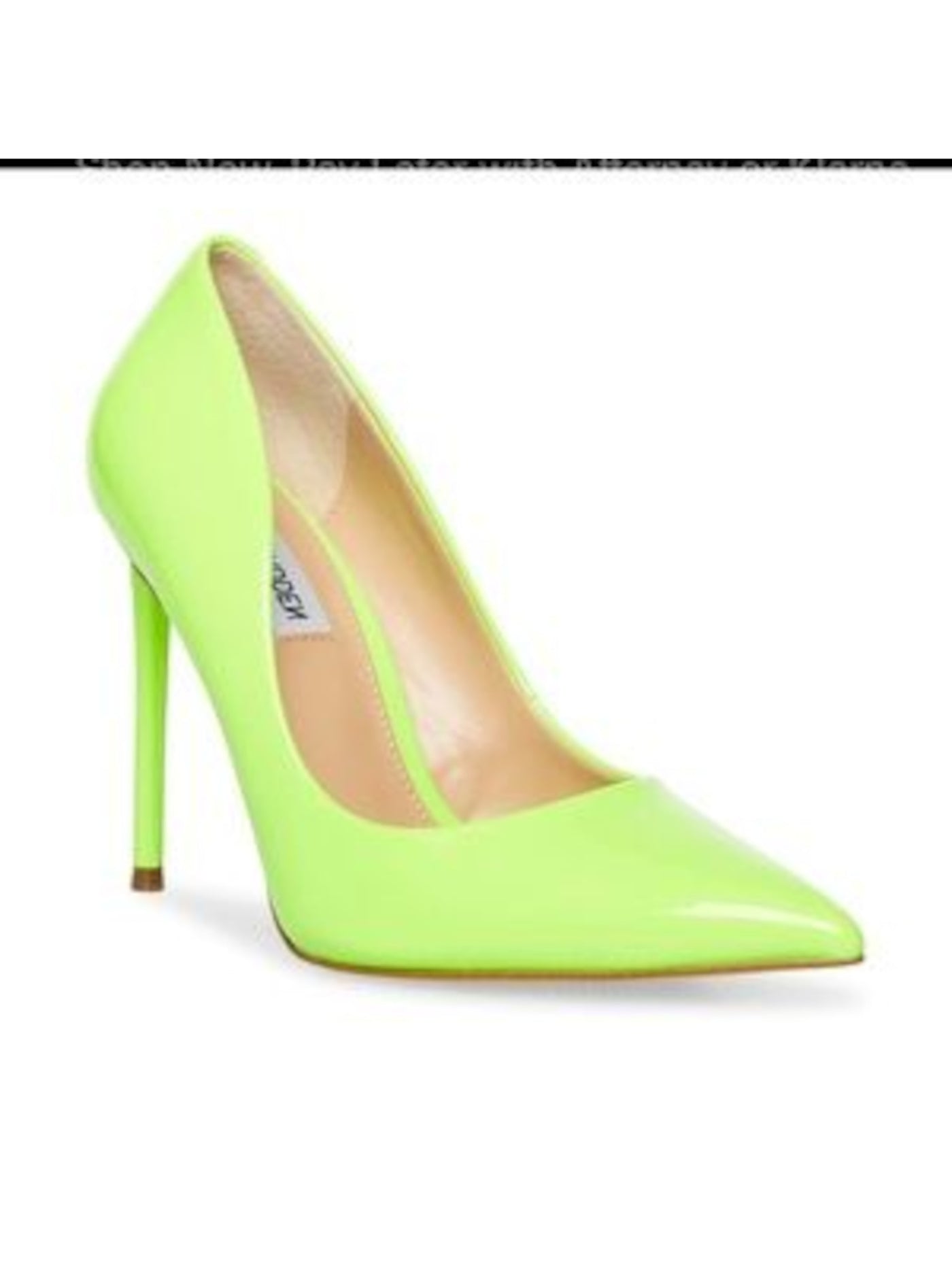 STEVE MADDEN Womens Green Padded Daisie Pointed Toe Stiletto Slip On Pumps Shoes 5 M