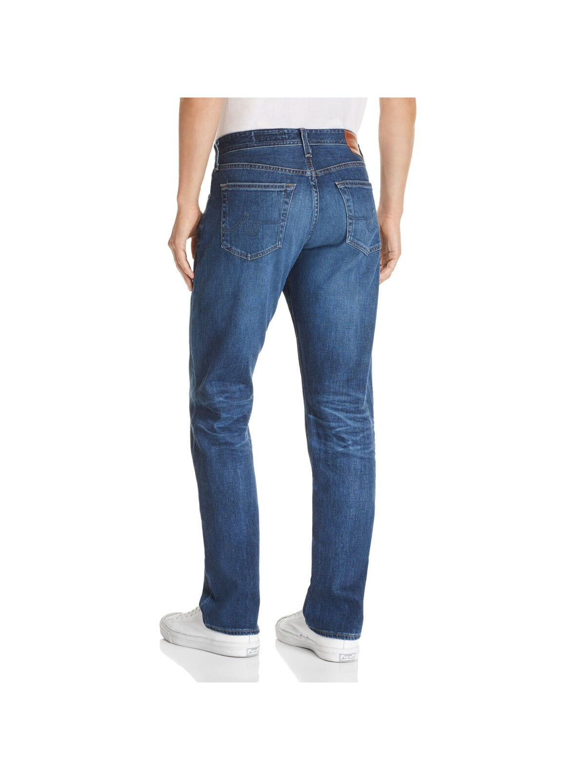 AG AG-ED DENIM Mens Blue Straight Leg, Slim Fit Denim Jeans 29