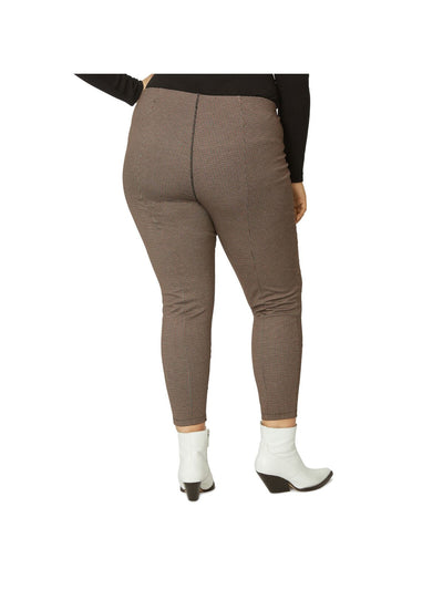 SANCTUARY Womens Houndstooth Cropped Leggings