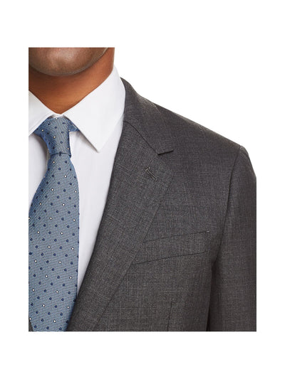 THEORY Mens Chambers Gray Single Breasted, Slim Fit Blazer 42L