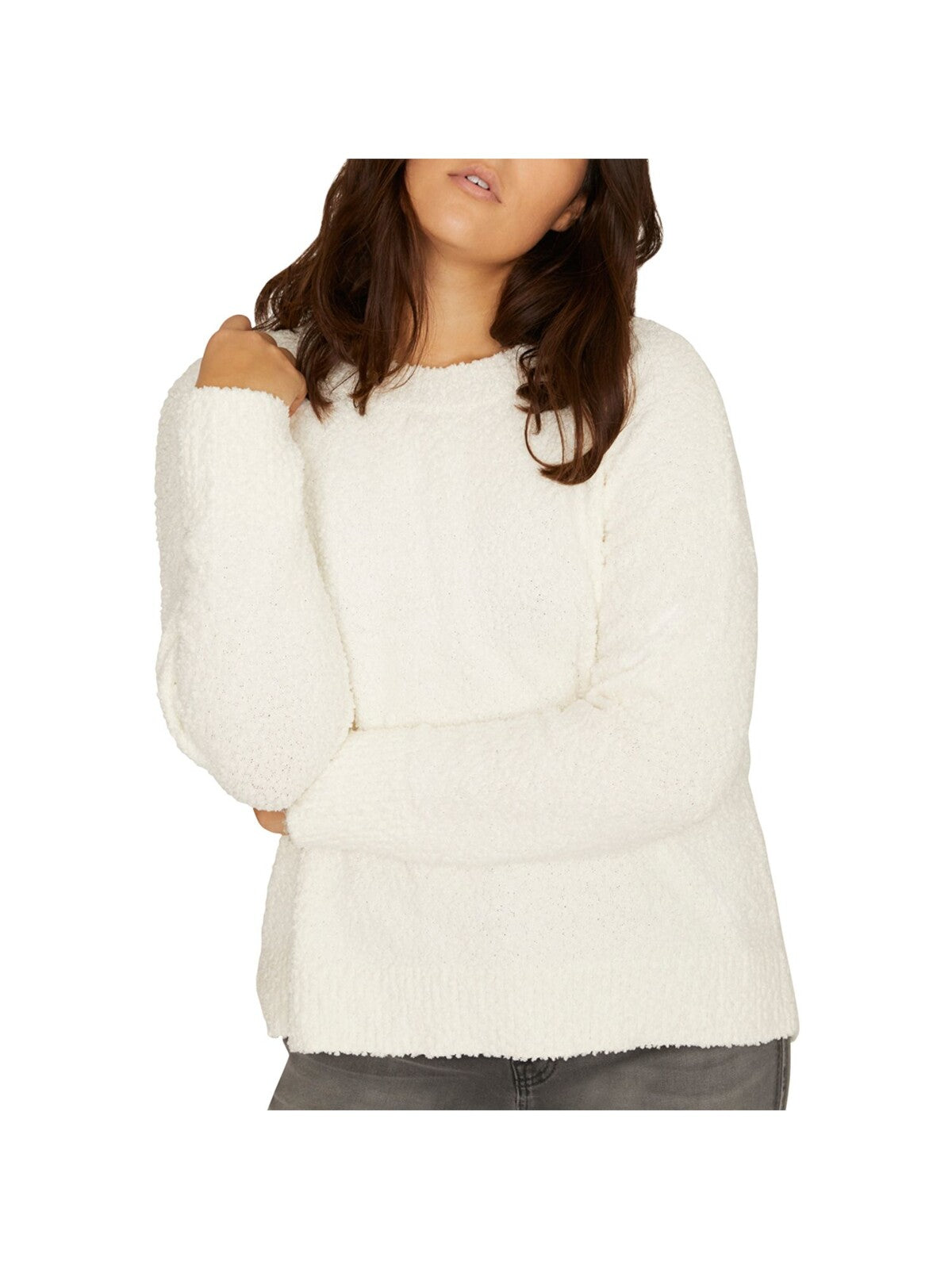 SANCTUARY Womens Long Sleeve Crew Neck Sweater