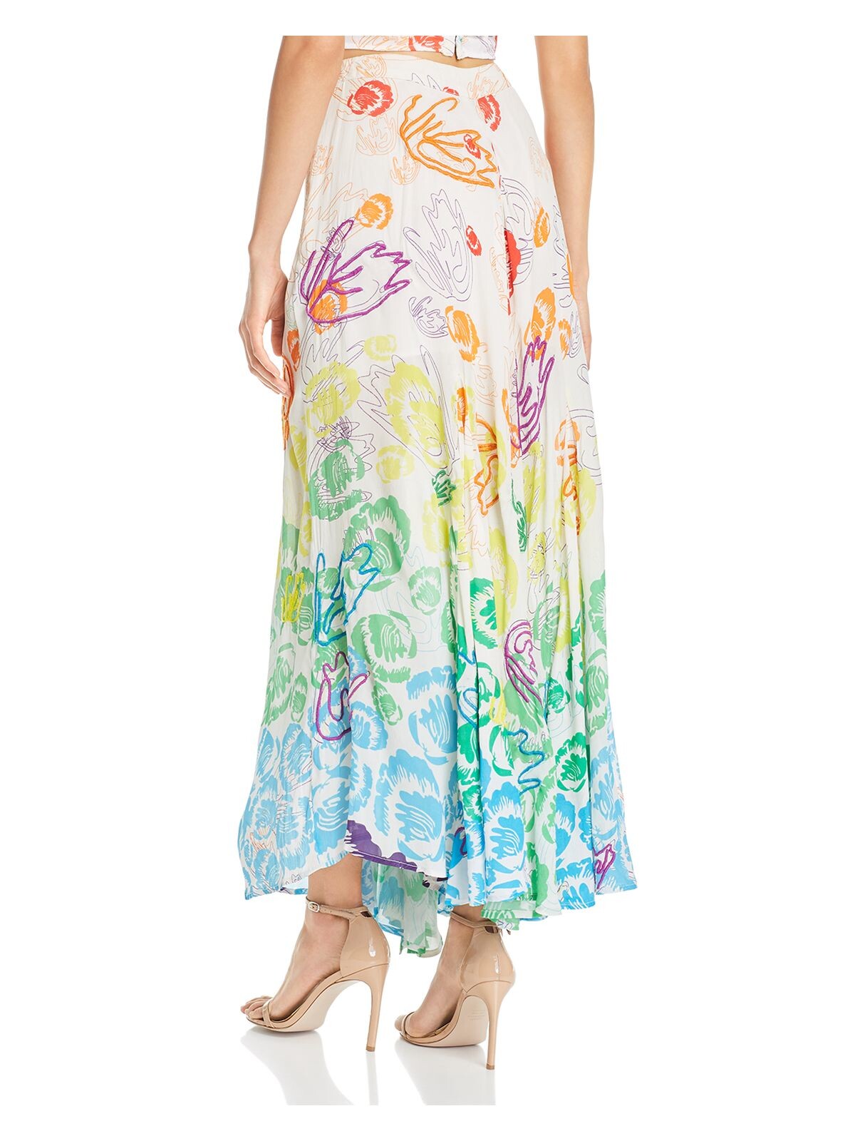 Mochi Womens Maxi Wrap Skirt