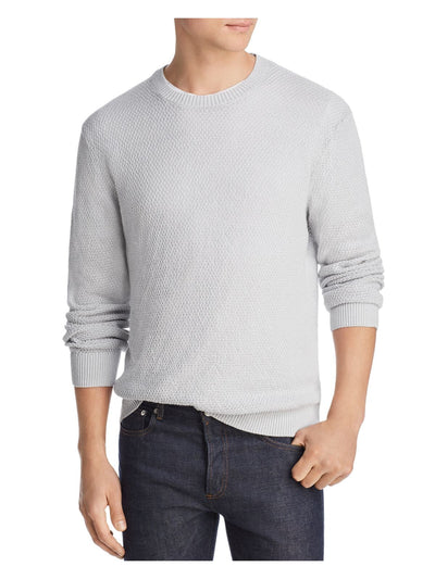 THE MENS STORE Mens Gray Crew Neck Pullover Sweater M