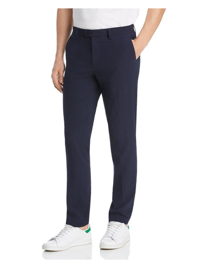 MICHAEL KORS Mens Blue Slim Fit Pants 36W\32L