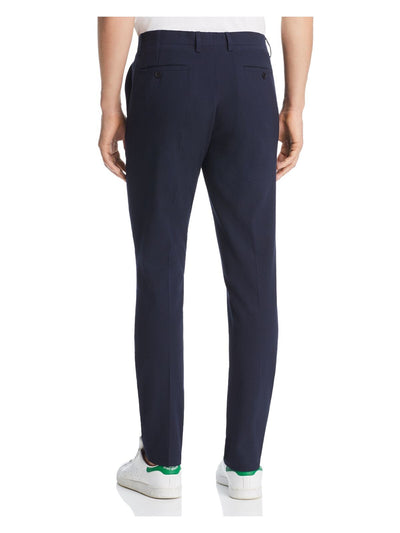 MICHAEL KORS Mens Blue Slim Fit Pants 36W\32L