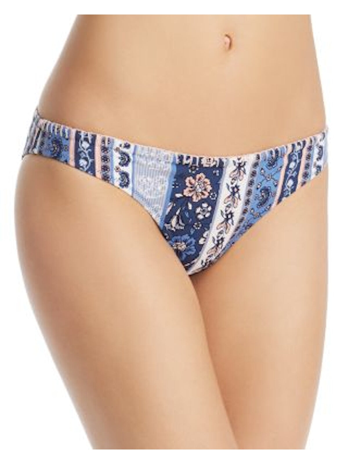 MINKPINK Women's Multi Color Floral Basic Swimwear Bottom L