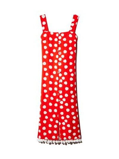 mother of pearl Womens Slitted Tie Sleeveless Square Neck Dress