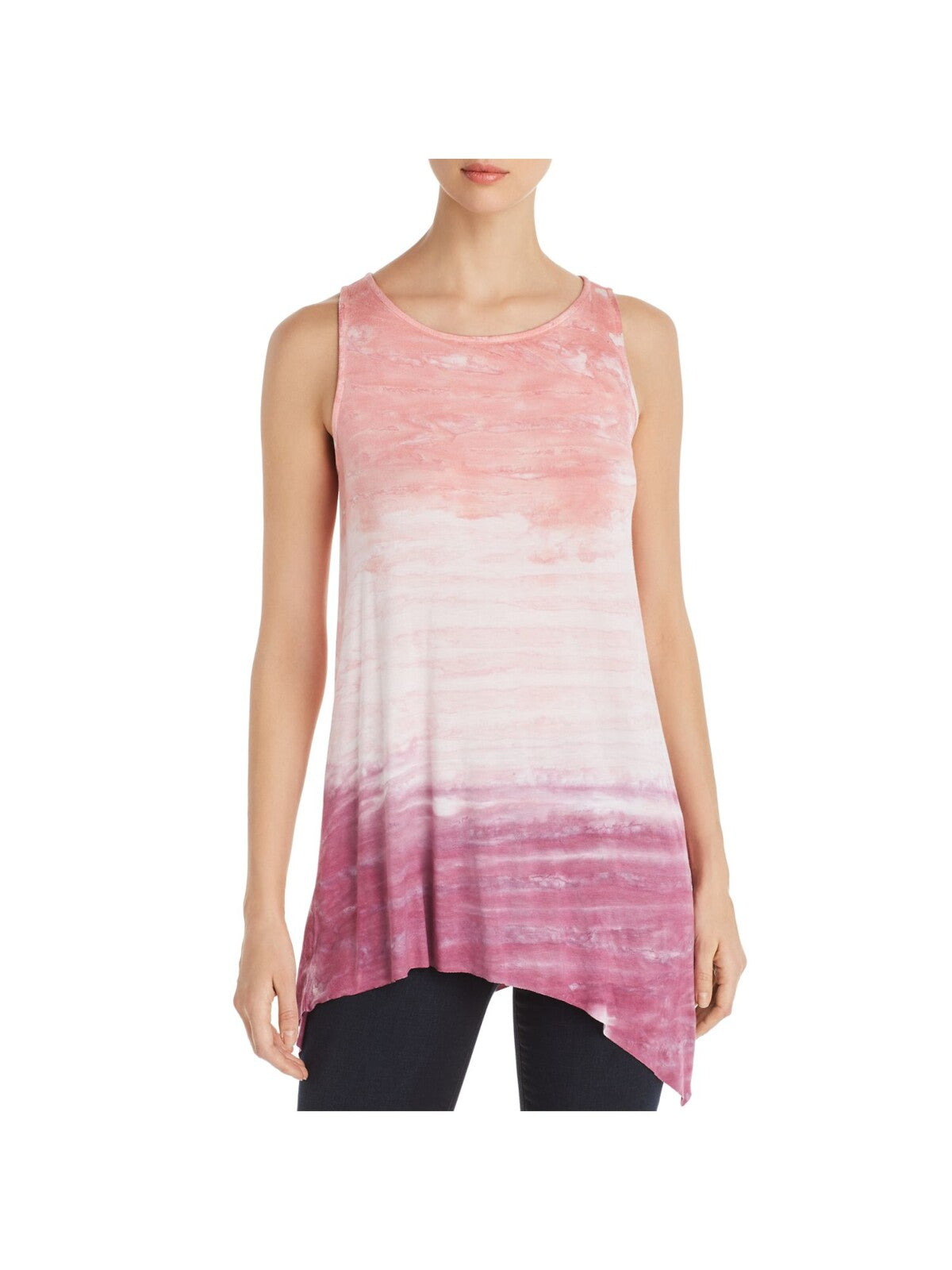 CUPIO BLUSH Womens Stretch Sleeveless Scoop Neck Tank Top