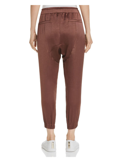 JOIE Womens Brown Belted Cropped Pants Size: XL