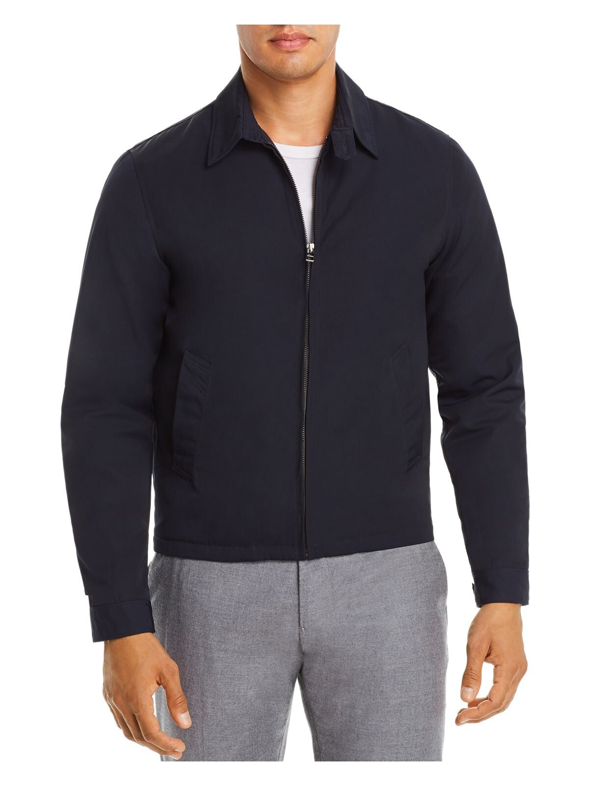 DYLAN GRAY Mens Navy Zip Up Jacket M