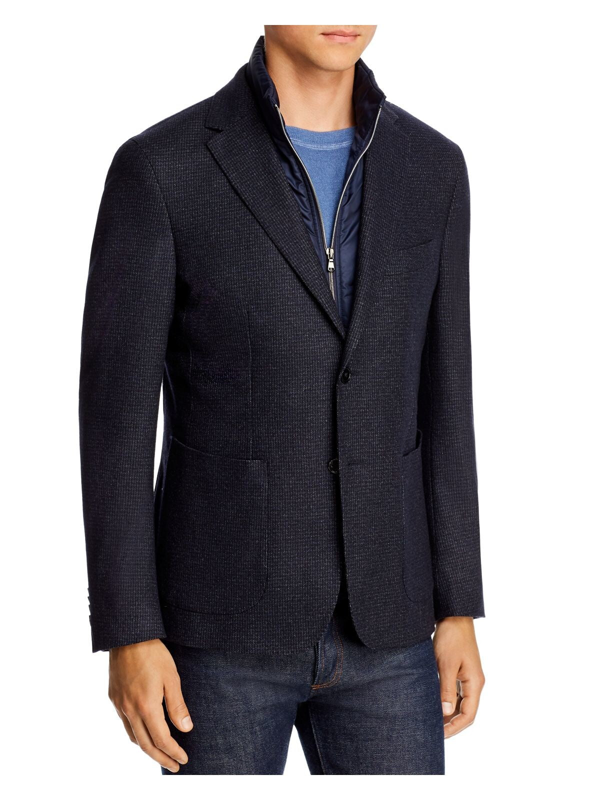 DYLAN GRAY Mens Navy Blazer Jacket 38R