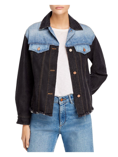 REBECCA TAYLOR Womens Black Heather Jacket Size: S