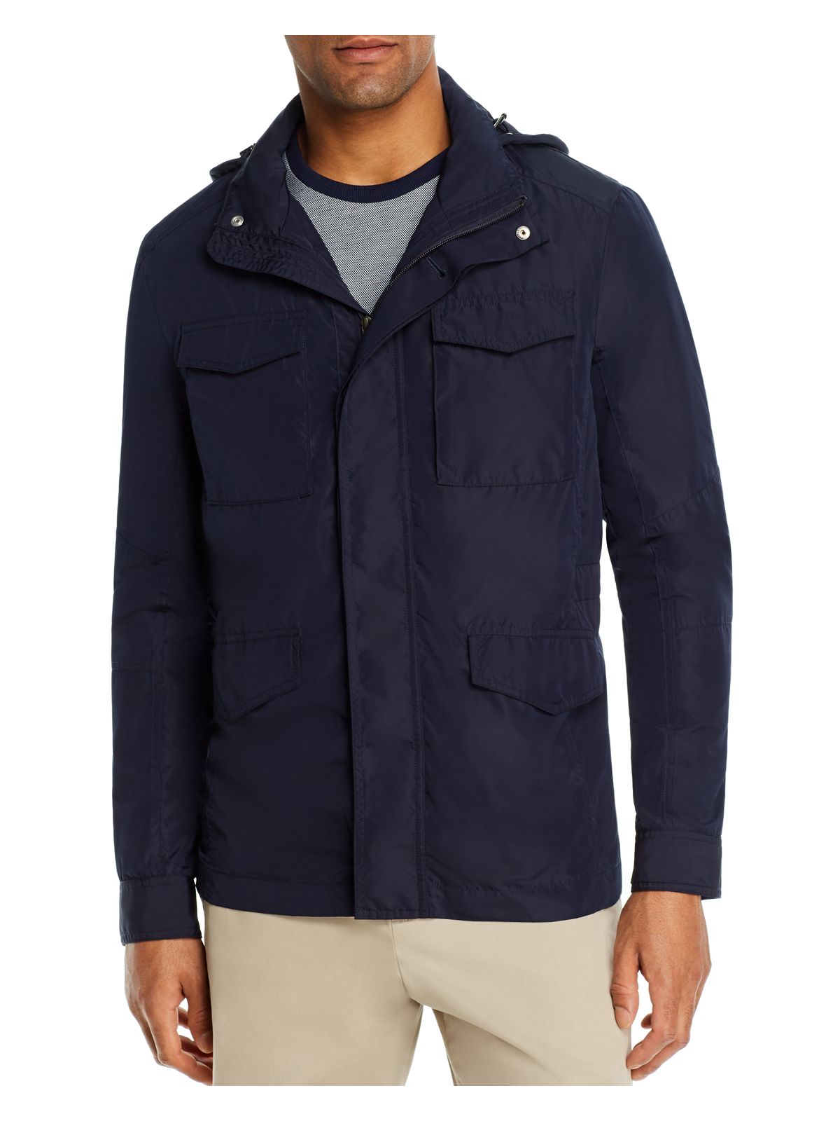 DYLAN GRAY Mens Navy Zip Up Jacket M