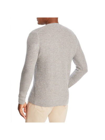 THE MENS STORE Mens Honeycomb Beige Crew Neck Pullover Sweater XXL