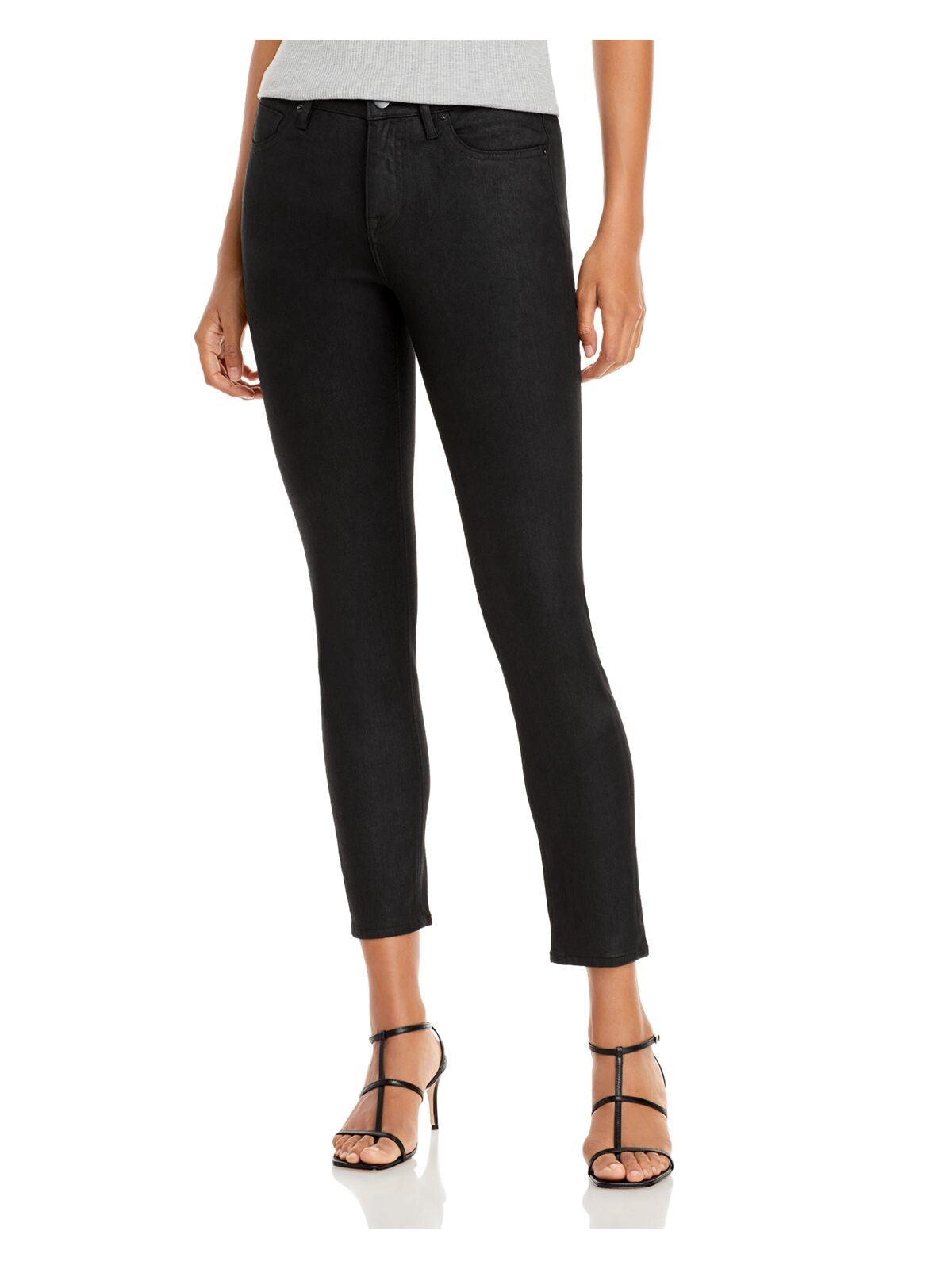 AQUA Womens Black Skinny Jeans 26