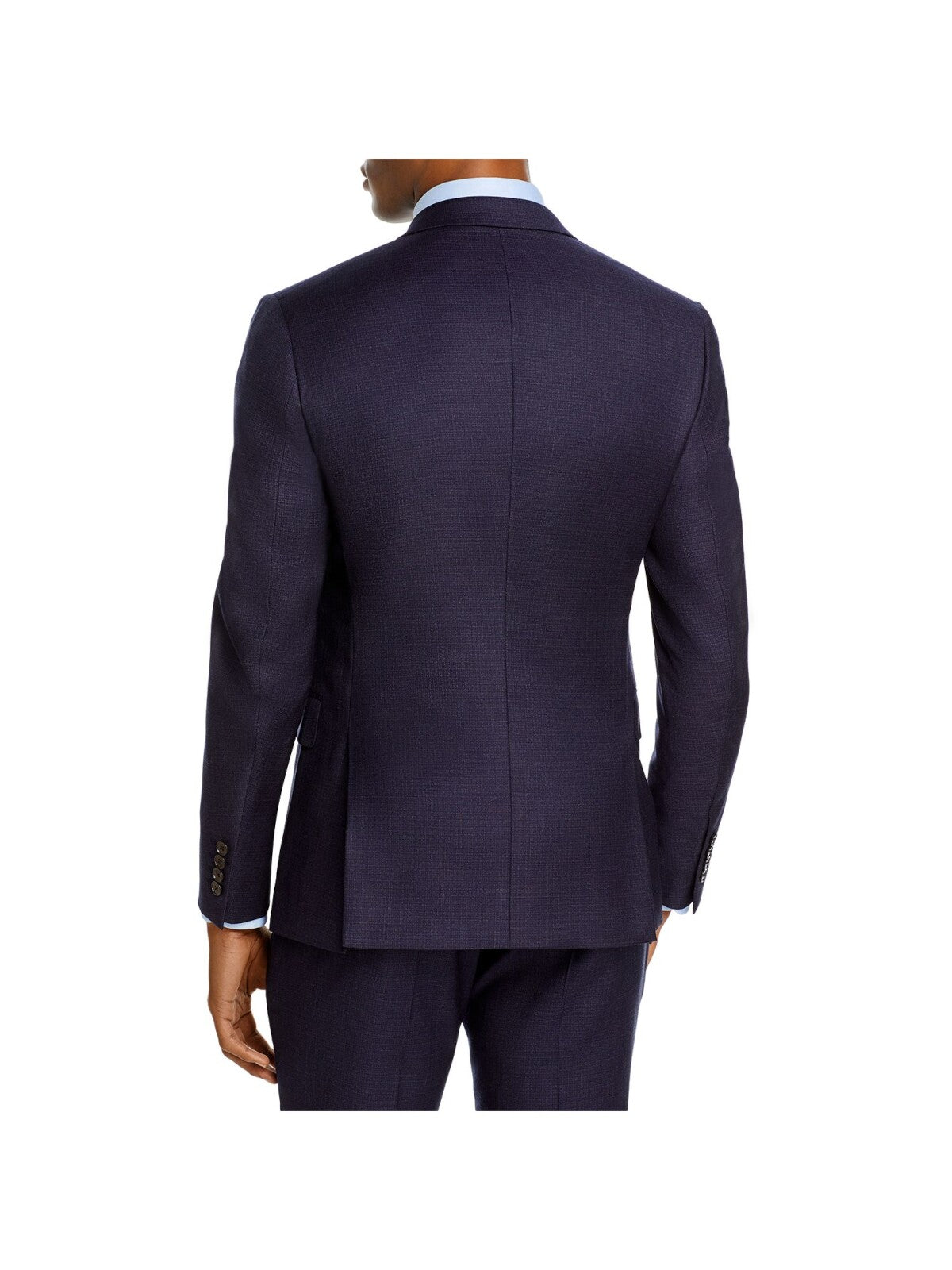 THEORY Mens Bowery Navy Single Breasted, Extra Slim Fit Wool Blend Suit Separate Blazer Jacket 38S