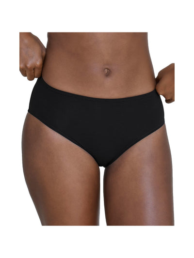 SKARLETT BLUE Intimates Black Knit Jersey Folds Into Pocket Hipster Underwear ONE SIZE