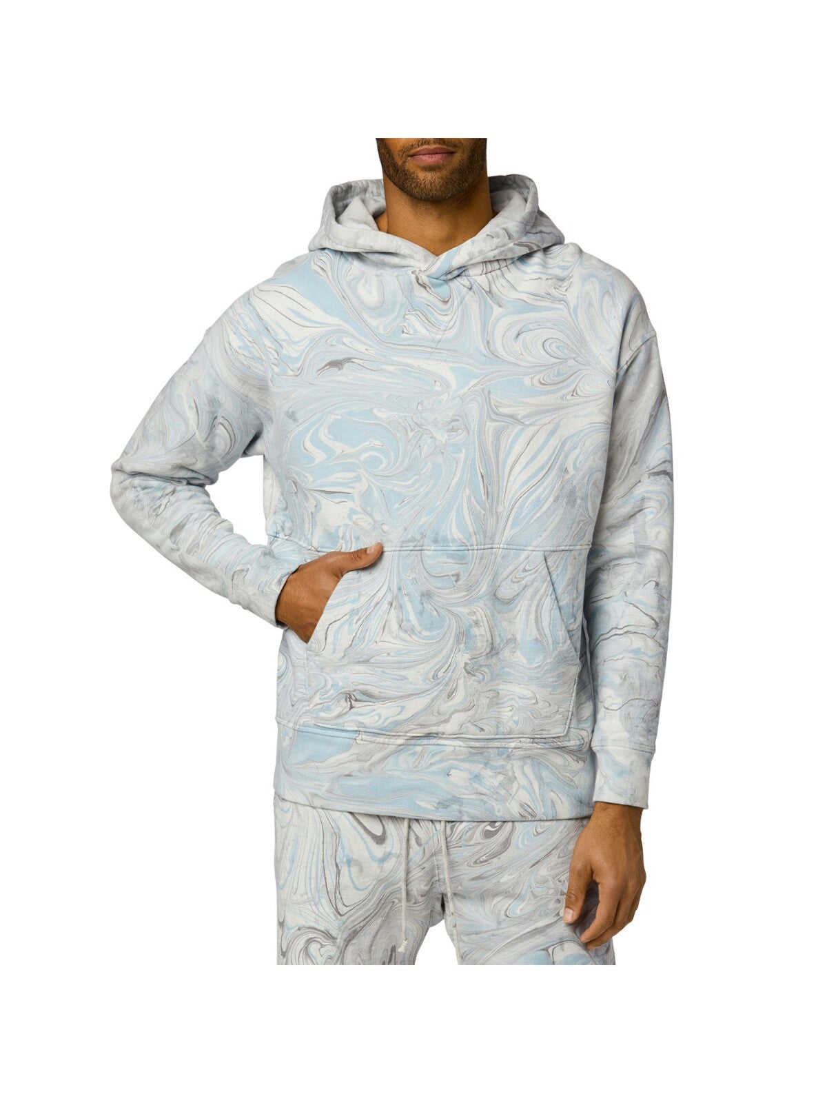 JOE'S Mens Light Blue Hoodie S