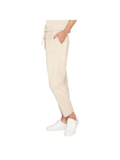 B NEW YORK Womens Beige Stretch Pocketed Heather Harem Pants L