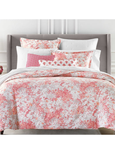 SKY Pink Patterned 300 Thread Count KING Duvet Cover