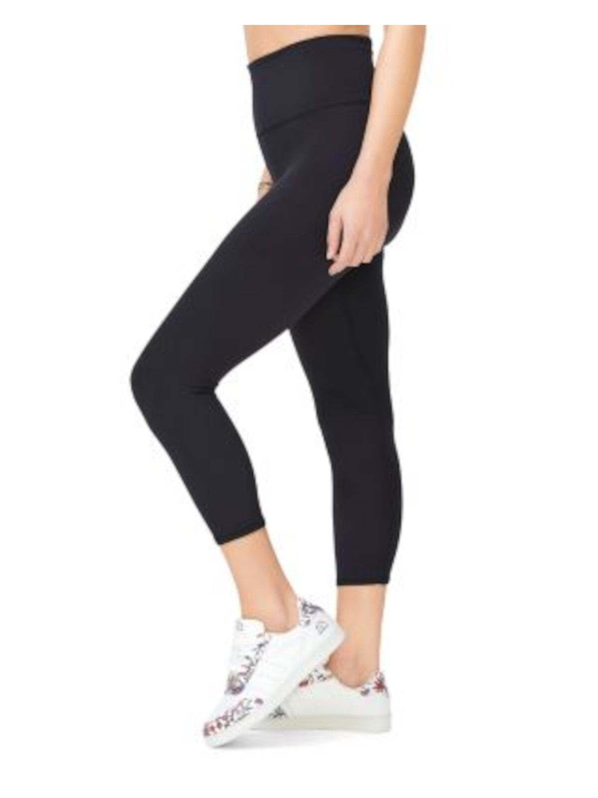 TEREZ Womens Black Capri Leggings S