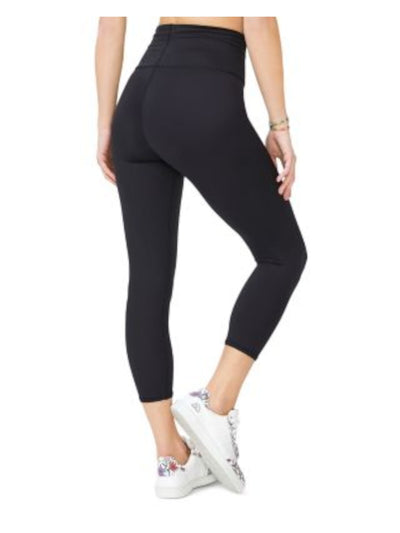 TEREZ Womens Black Capri Leggings S