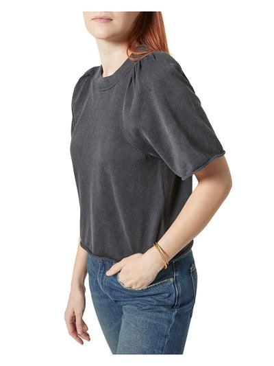 JOIE Womens Gray Short Sleeve Sweatshirt XS