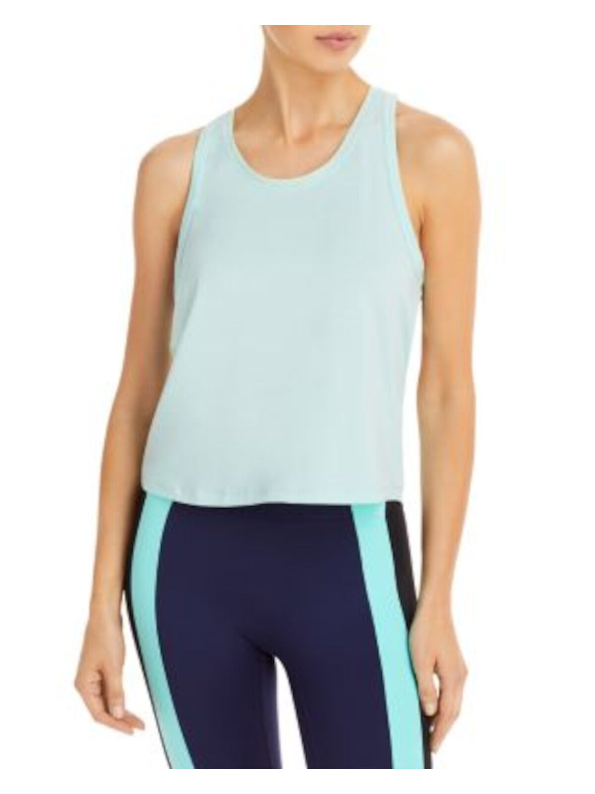 PUMA Womens Aqua Moisture Wicking Sleeveless Scoop Neck Active Wear Tank Top M