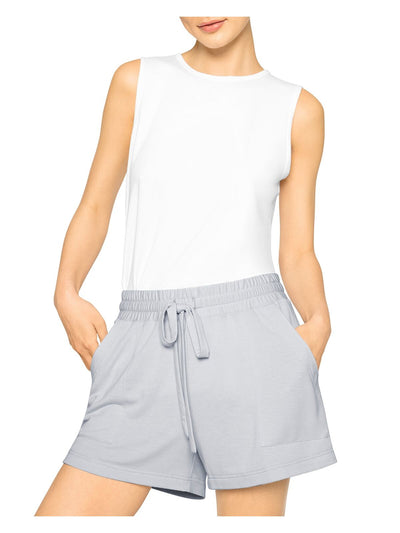 B NEW YORK Womens Pocketed Tie Drawstring Slouchy Shorts