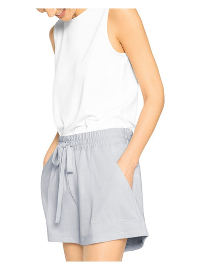 B NEW YORK Womens Gray Pocketed Tie Drawstring Slouchy Shorts XS