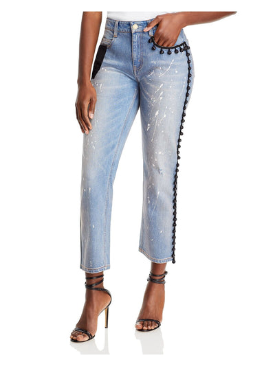 HELLESSY Womens Zippered Straight leg Jeans