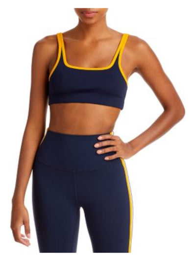 SPLITS 59 Intimates Navy Square Neck Medium Impact Sports Bra XS