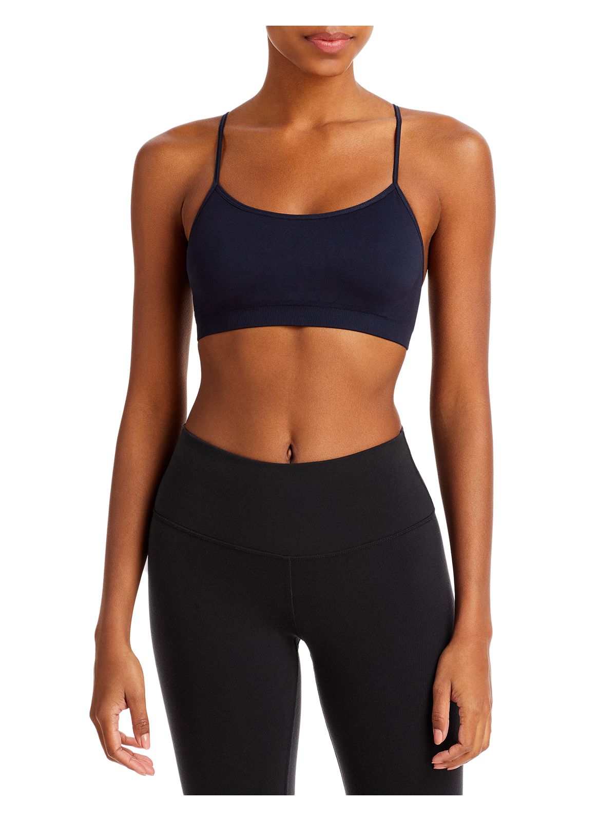 SPLITS 59 Intimates Navy Ribbed Band Sports Bra M\L