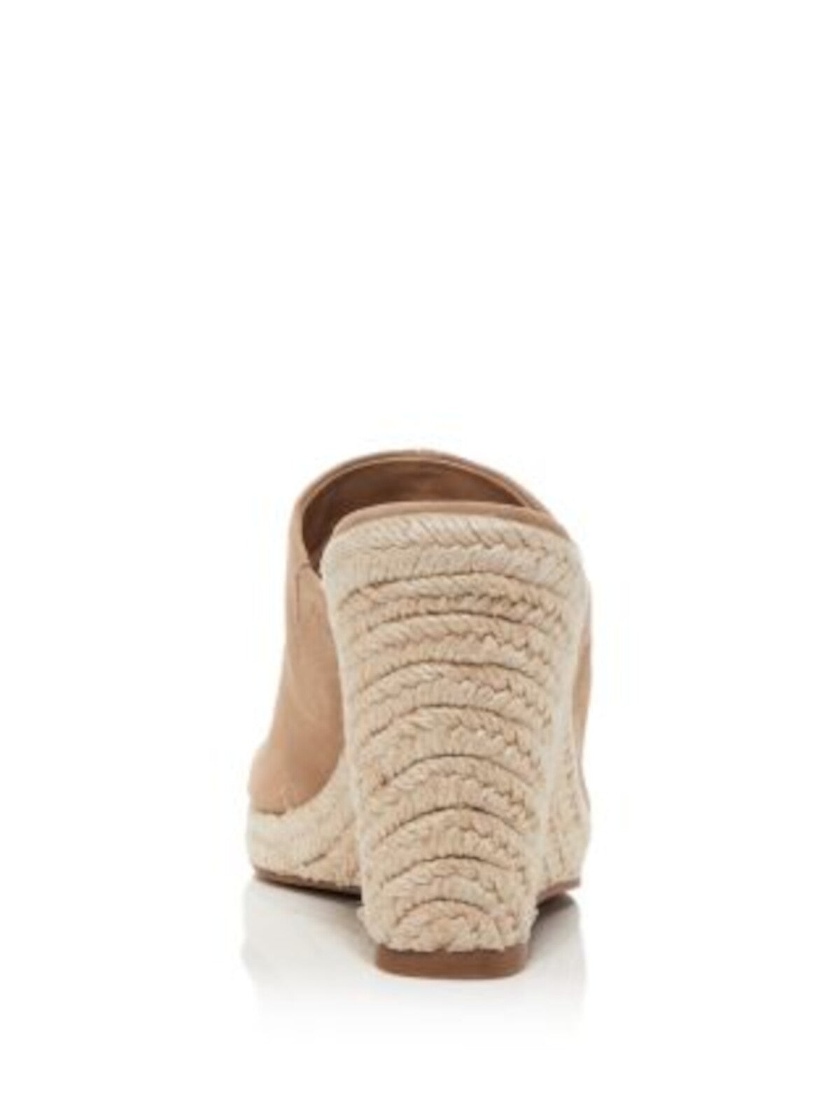 STEVE MADDEN Womens Beige Goring Padded Urge Square Toe Wedge Slip On Leather Espadrille Shoes 10 M