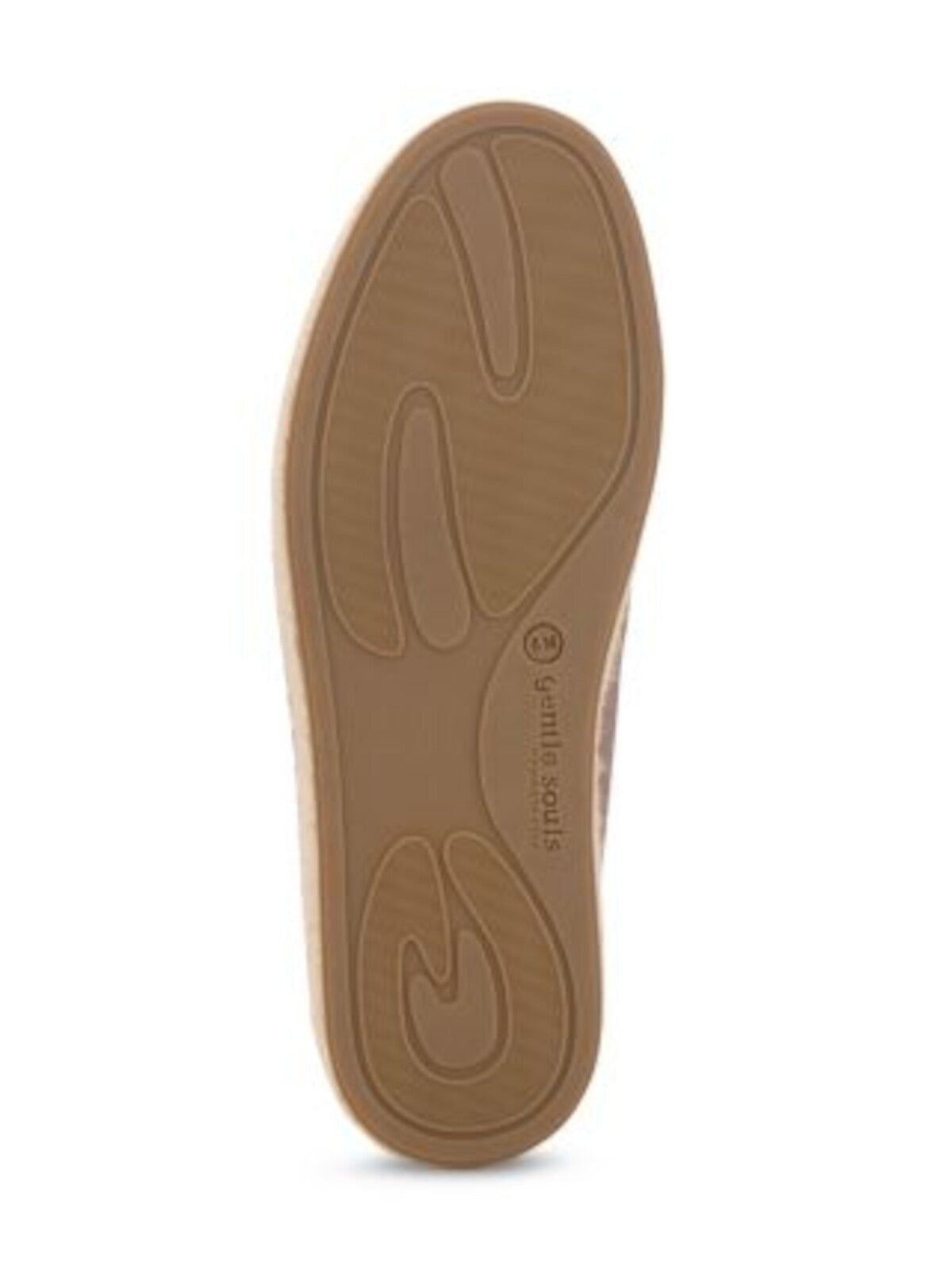 GENTLE SOULS KENNETH COLE Womens Brown Notched Tasseled Cushioned Rory Almond Toe Platform Slip On Leather Clogs Shoes