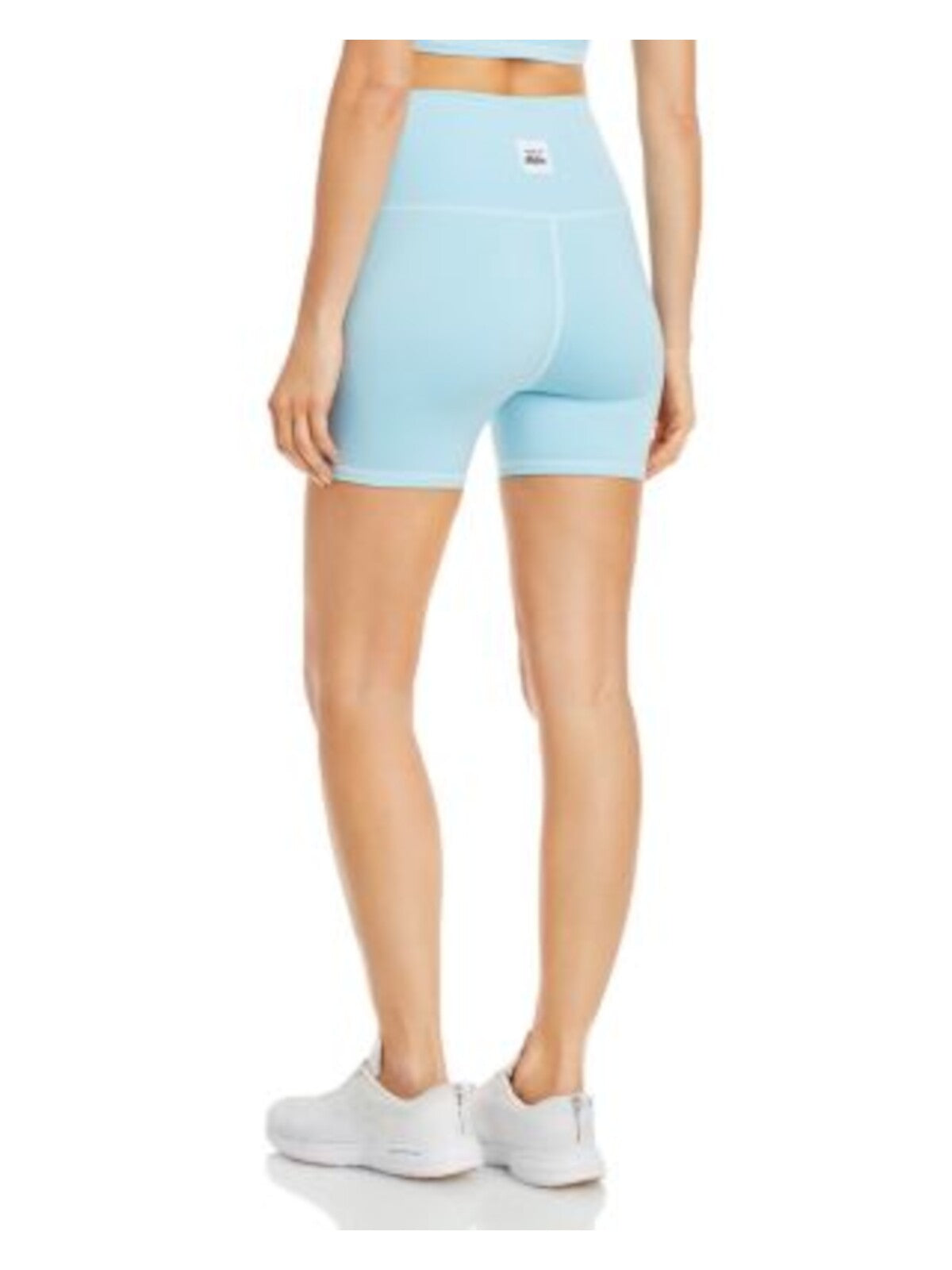 FRANKIES BIKINIS Womens Light Blue Active Wear Bike Shorts Shorts XS