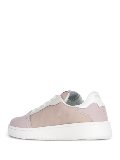 PRINCE Womens Pink Antimicrobial Logo Comfort Breathable Removable Insole Vintage Cup Benjo Round Toe Platform Lace-Up Leather Athletic Sneakers Shoes 8-8.5