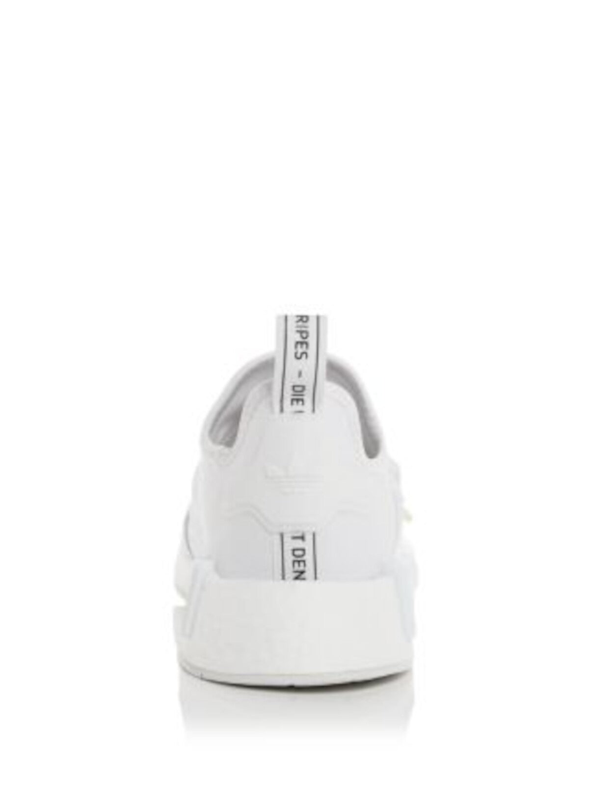 ADIDAS Womens White Mixed Media Elastic Crisscross Straps Back Pull-Tab Padded Nmd R1 Round Toe Wedge Sneakers Shoes 7