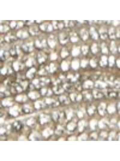 LOEFFLER RANDALL Womens Beige Mixed Media Knotted Rhinestone Padded Margi Square Toe Stiletto Slip On Leather Dress Heeled