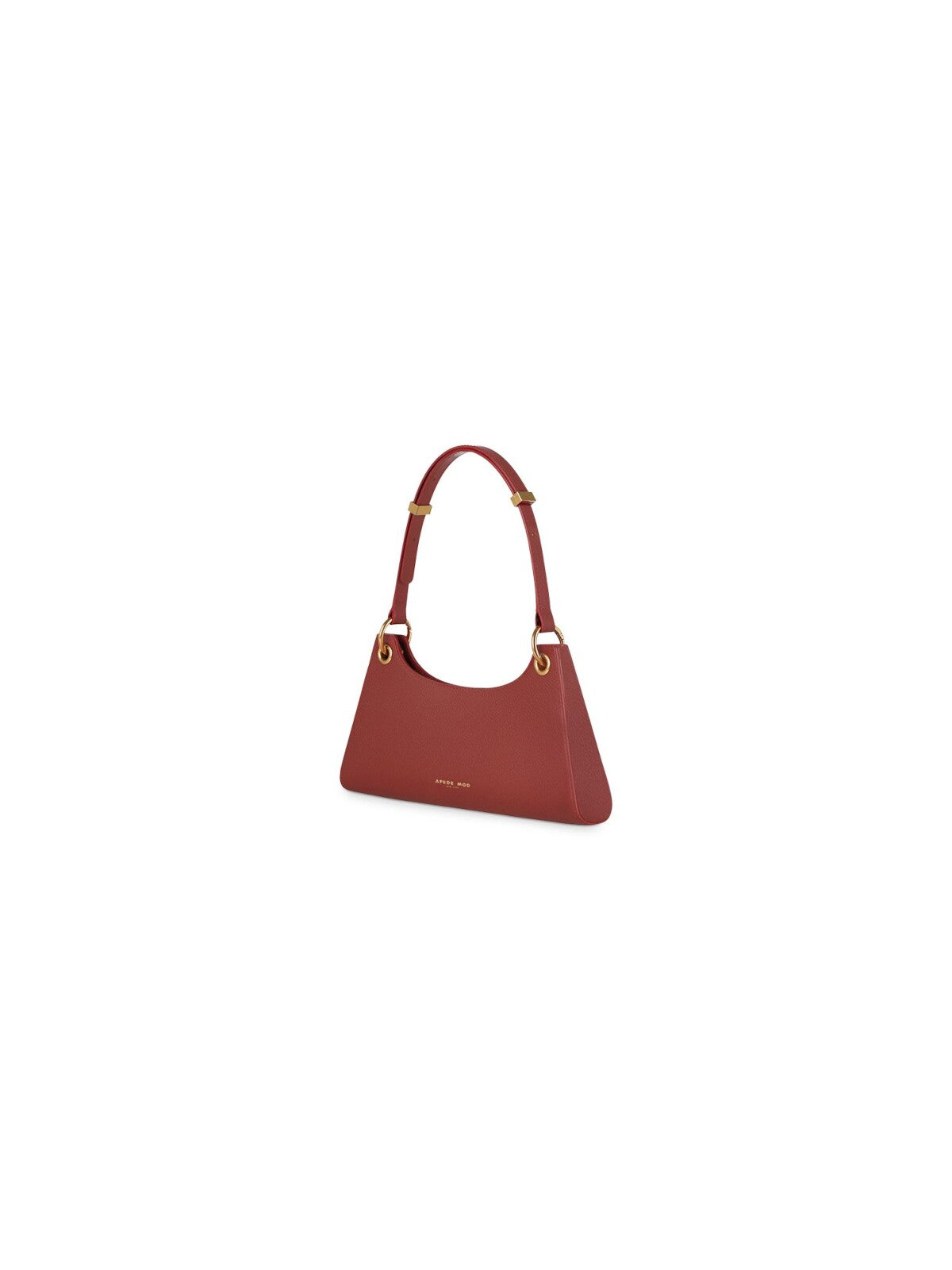 APEDE MOD Women's Burgundy Solid Suede Single Strap Shoulder Bag