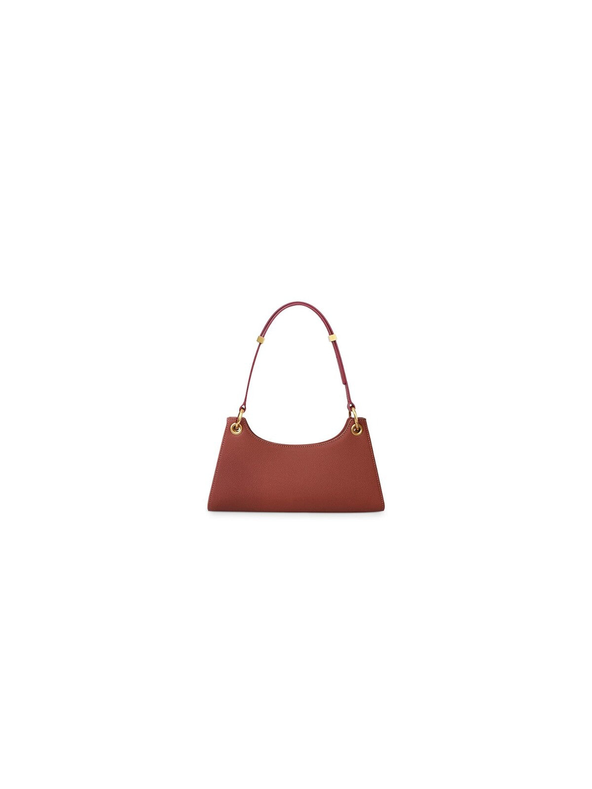 APEDE MOD Women's Burgundy Solid Suede Single Strap Shoulder Bag