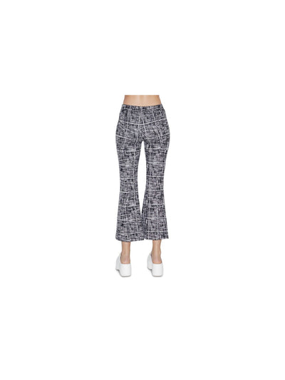 ROSETTA GETTY Womens Black Printed Cropped Pants M