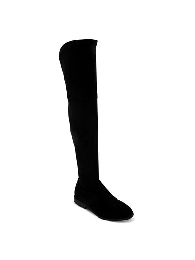GENTLE SOULS KENNETH COLE Womens Black Side Zip Padded Emma Round Toe Block Heel Riding Boot 6.5 M