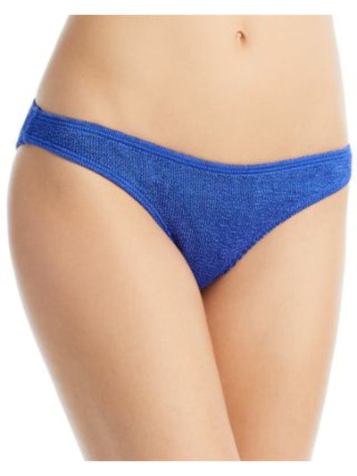 BONDEYE Women's Blue Low Rise Waist Moderate Coverage Sign Bikini Swimwear Bottom ONE SIZE